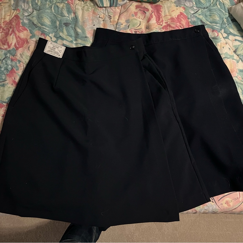 Ladies USPS retail clerk postal uniform skirt NWT NAVY skort.   Size 12